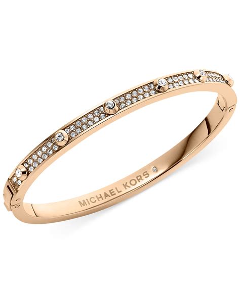 michael kors rose gold friendship bracelet|Michael Kors gold bangle.